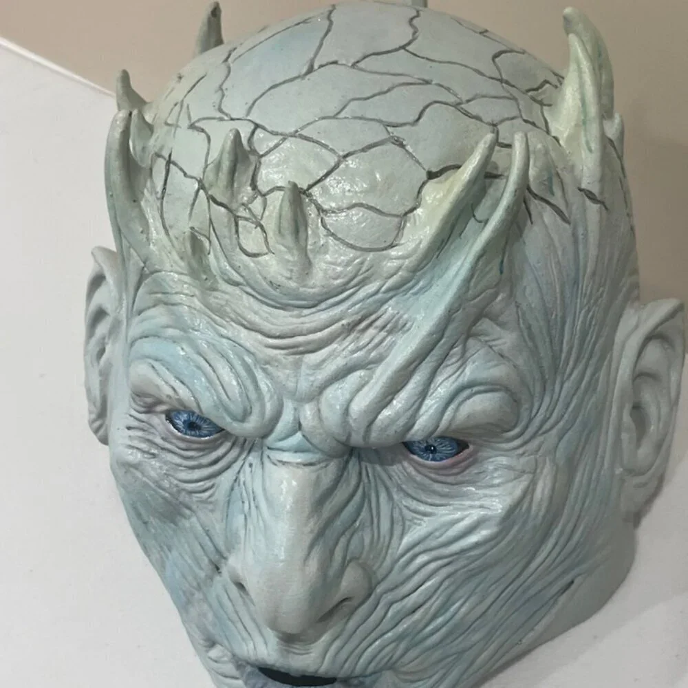 GAME OF THRONES NIGHT KING LATEX MASK ADULT SIZE REALISTIC GOTHIC COLLECTIBLE